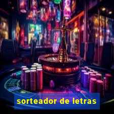 sorteador de letras